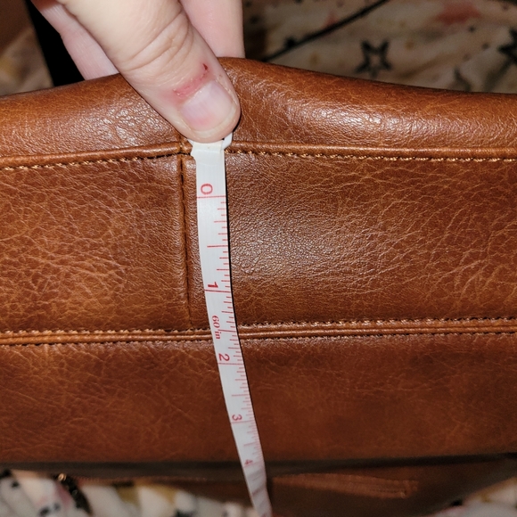 Brown Faux Leather Purse - Picture 7 of 10